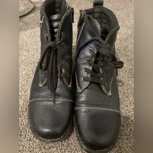 Clarks Black Ankle Boots